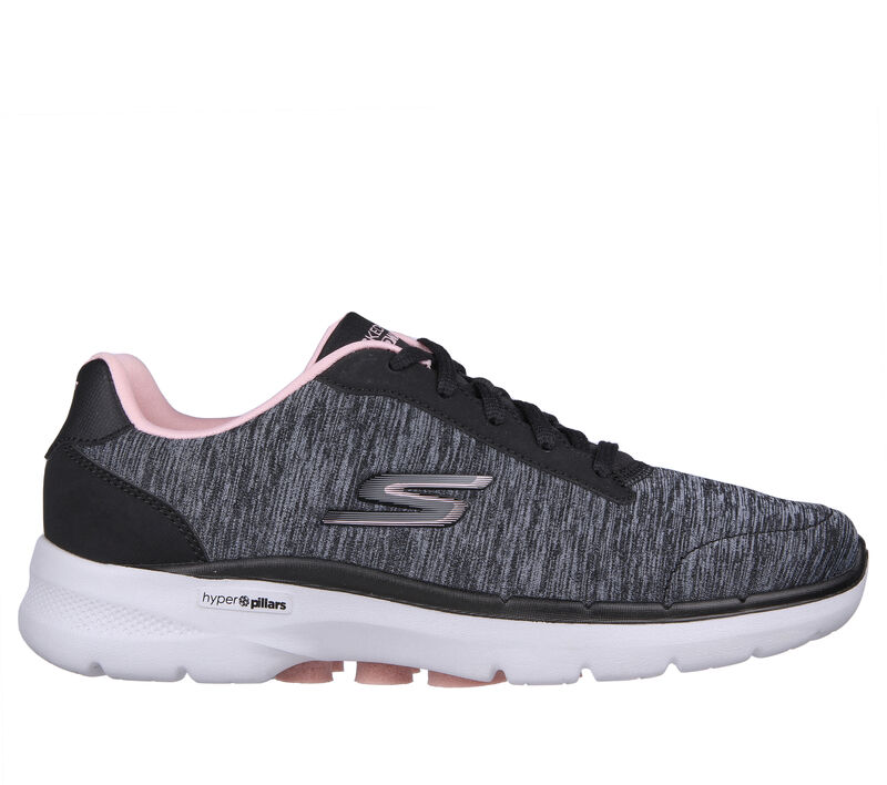 スケッチャーズ SKECHERS Women's Go Walk Arch Fit Golf Shoe Sneaker, Black Pink, - 3