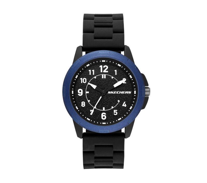 Skechers Color Pop Bezel Watch, BLACK / BLUE, largeimage number 0