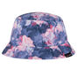 Summer Rose Reversible Bucket Hat, PINK / SILVER, large image number 0