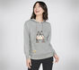 BOBS Mittens Pouch Pullover Hoodie, GRAY, large image number 0