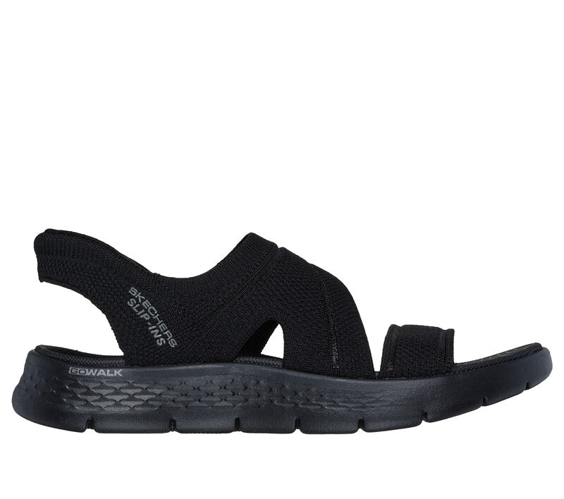 Skechers Slip-ins: GO WALK Flex Sandal - Enticing, BLACK, largeimage number 0