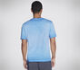 Skechers Apparel Breakers Crew Tee Shirt, BLUE / WHITE, large image number 1