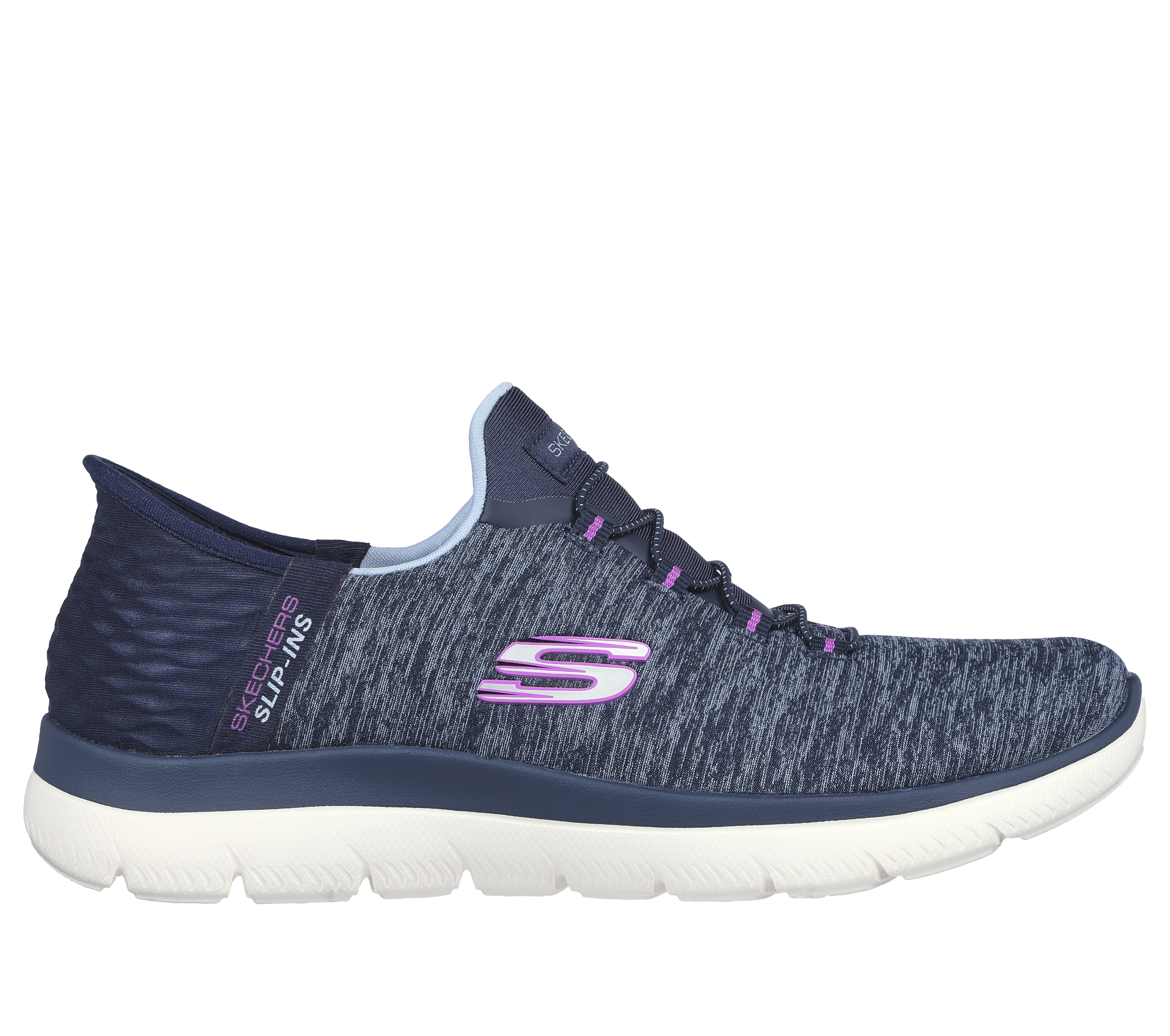 スケッチャーズ SKECHERS Women's, Summits Quick Getaway Sneaker Grey Blue 6.5 M - 3